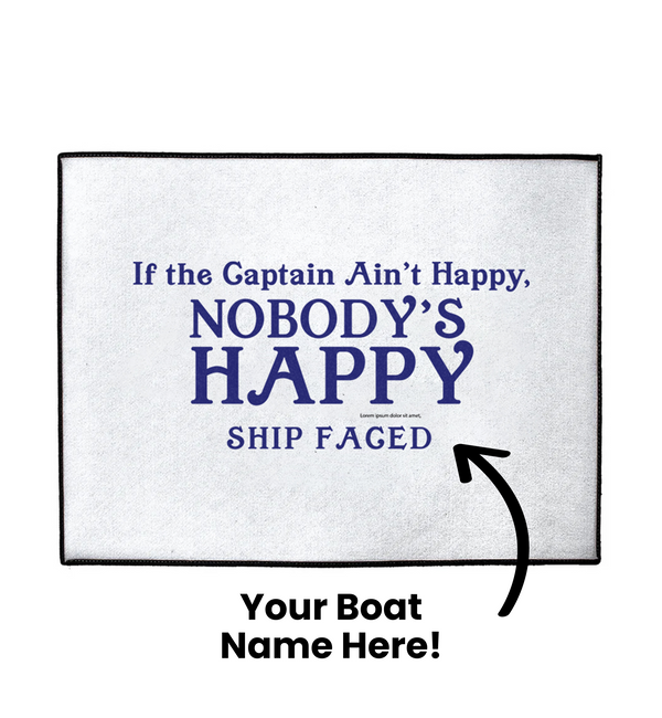 Custom Captain's Call Dock Mat