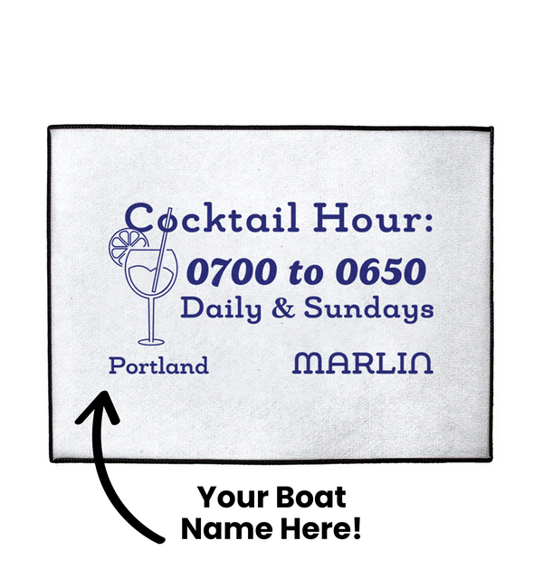 Custom Cocktail Dock Mat