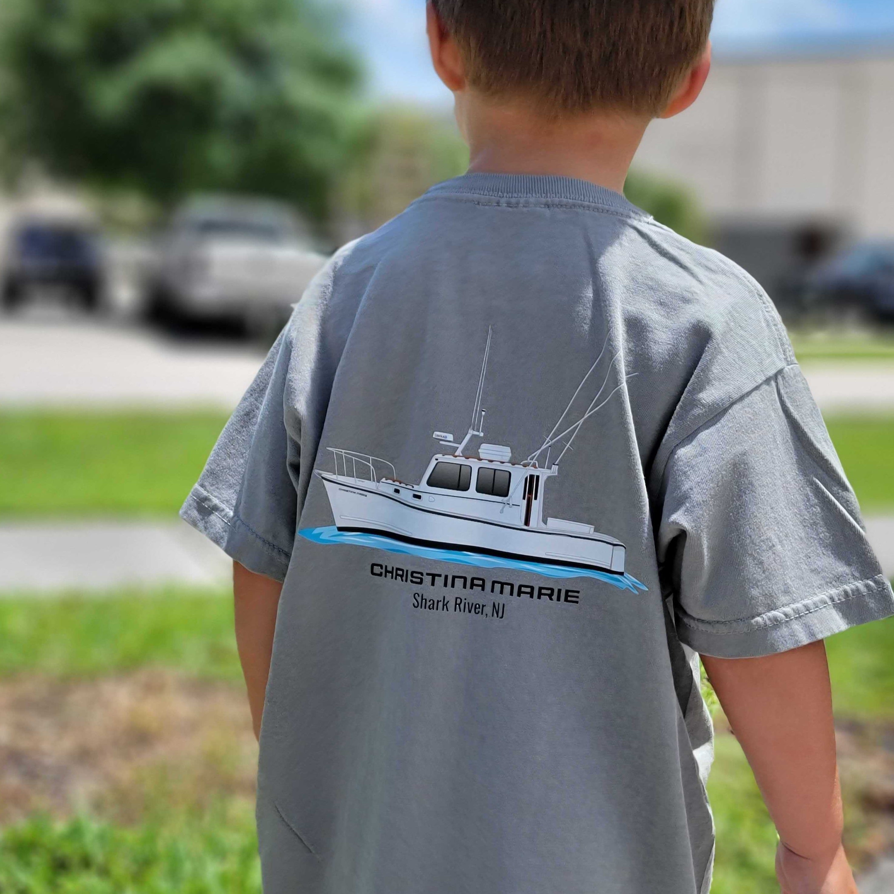 Custom Cotton Boat Youth/Kids T-shirts
