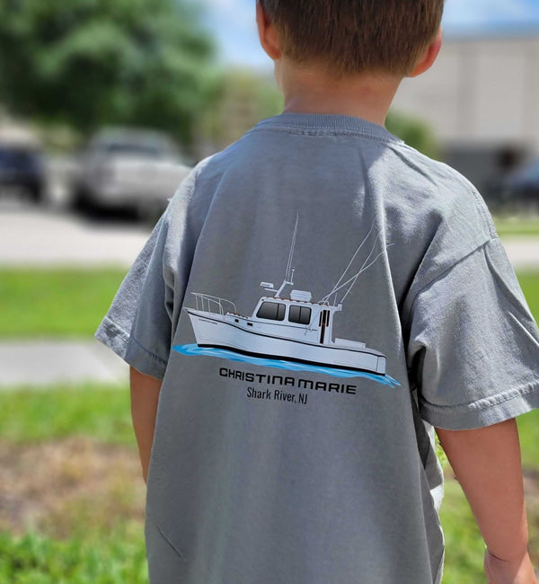 Custom Cotton Boat Youth/Kids T-shirts