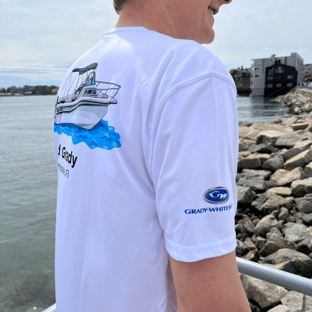 Grady White Cotton Short Sleeve Custom Shirts