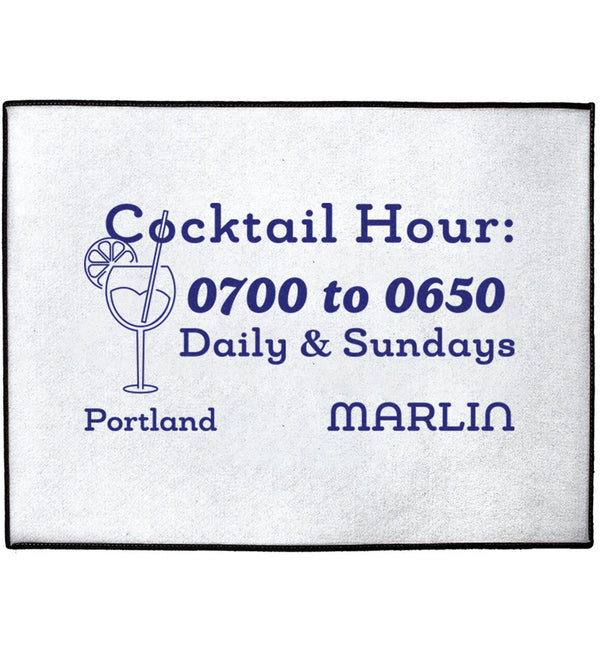 Custom Cocktail Dock Mat