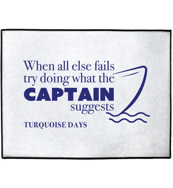 Custom Captain's Suggestion Dock Mat