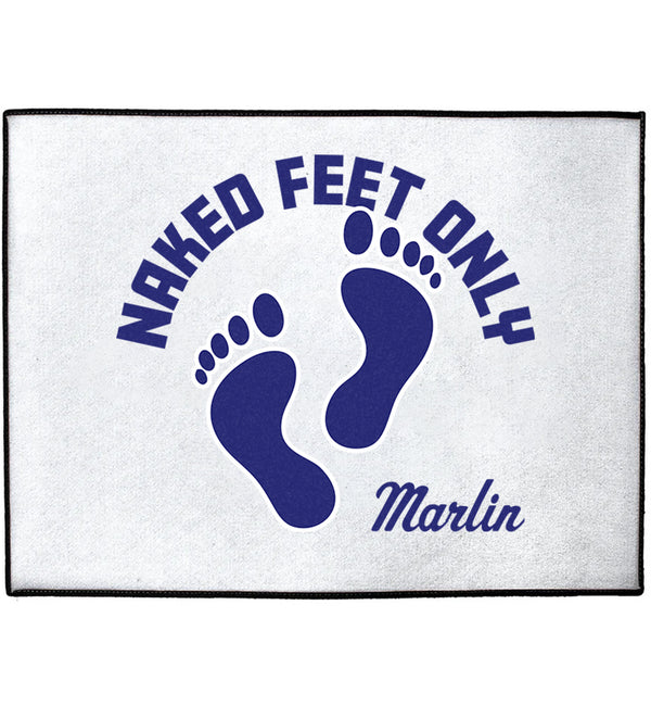 Custom Naked Feet Dock Mat