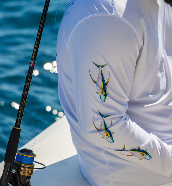 Full Color Fish-Sleeve Dri-Fit Long Sleeve Custom Shirts