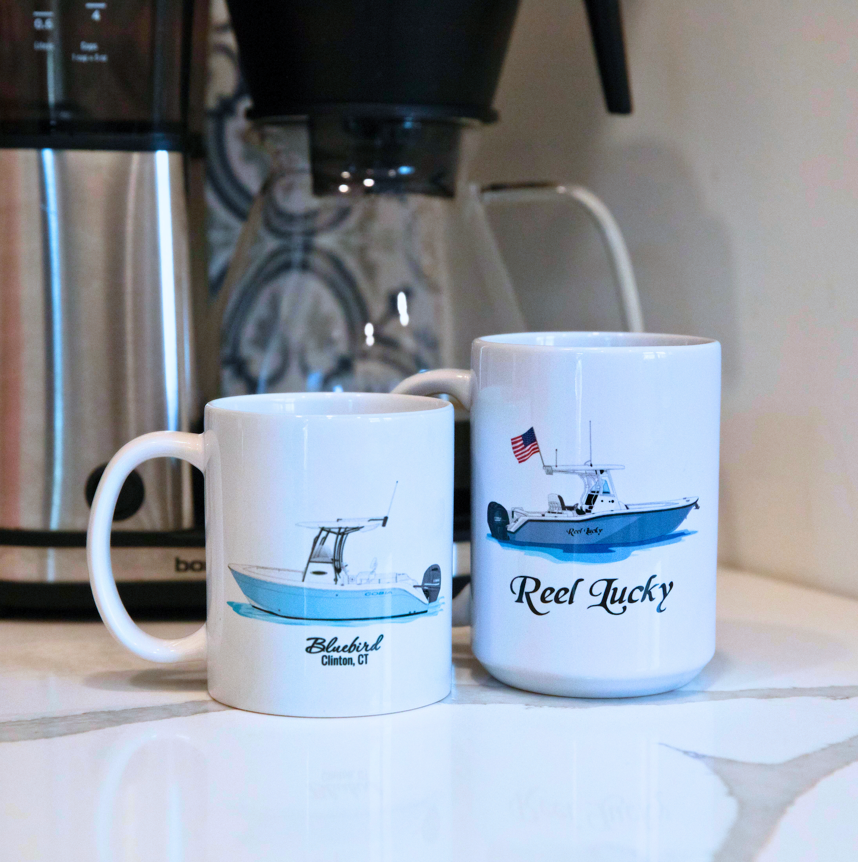 Custom Boat Mugs