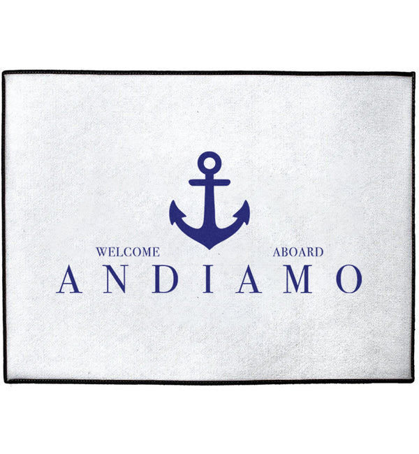 Custom Modern Anchor Dock Mat
