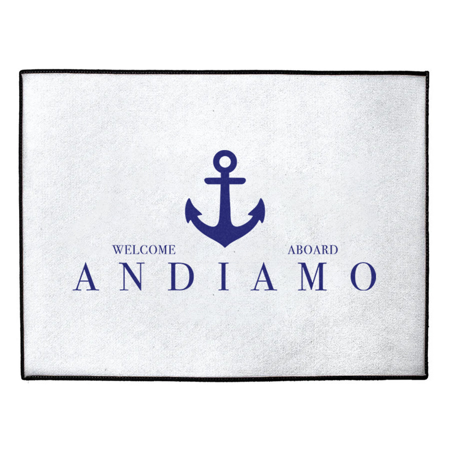 Custom Modern Anchor Dock Mat
