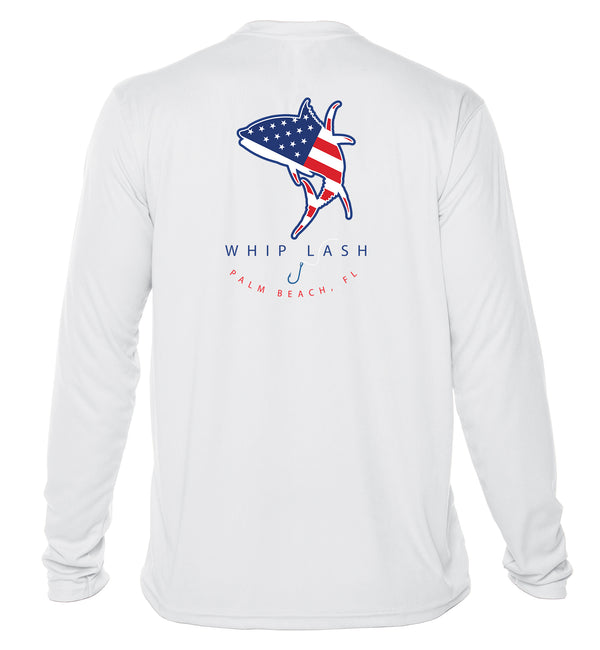 Custom Stars and Stripes Long Sleeve Dri-Fit Shirts