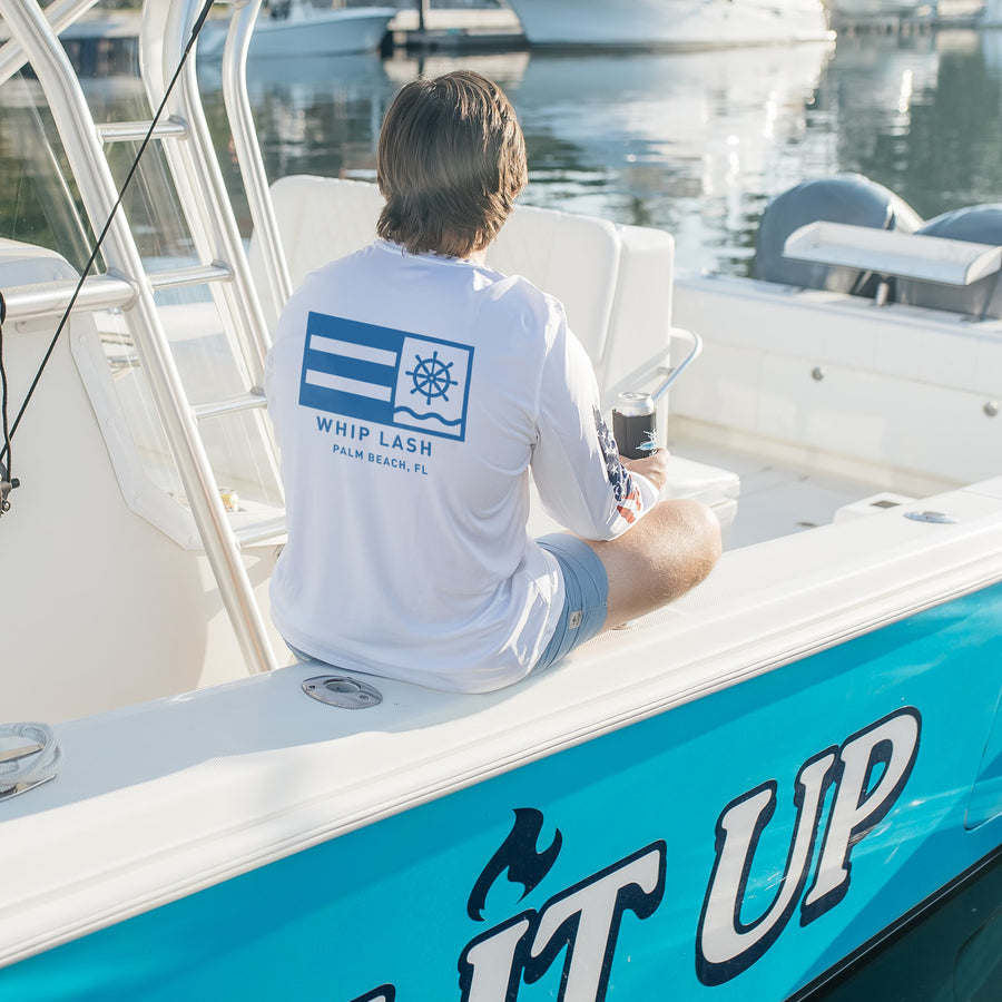 Custom Flag Graphic Long Sleeve Dri-Fit Shirts