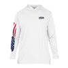 FSFTV American Flag Dri-Fit Fishing Hoodie