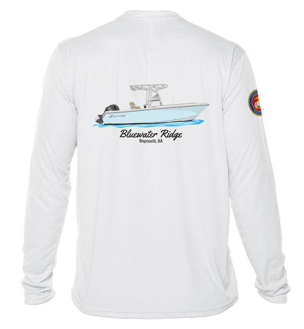 Custom Armed Forces Crest Dri-Fit Boat Shirts - Long Sleeve