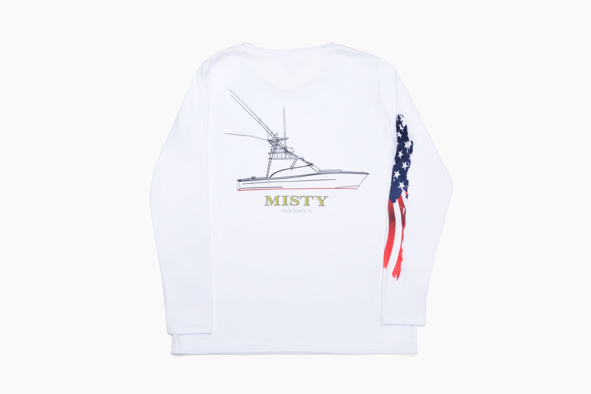 American Flag Dri-Fit Long Sleeve Custom Shirts
