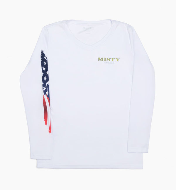American Flag Dri-Fit Long Sleeve Custom Shirts