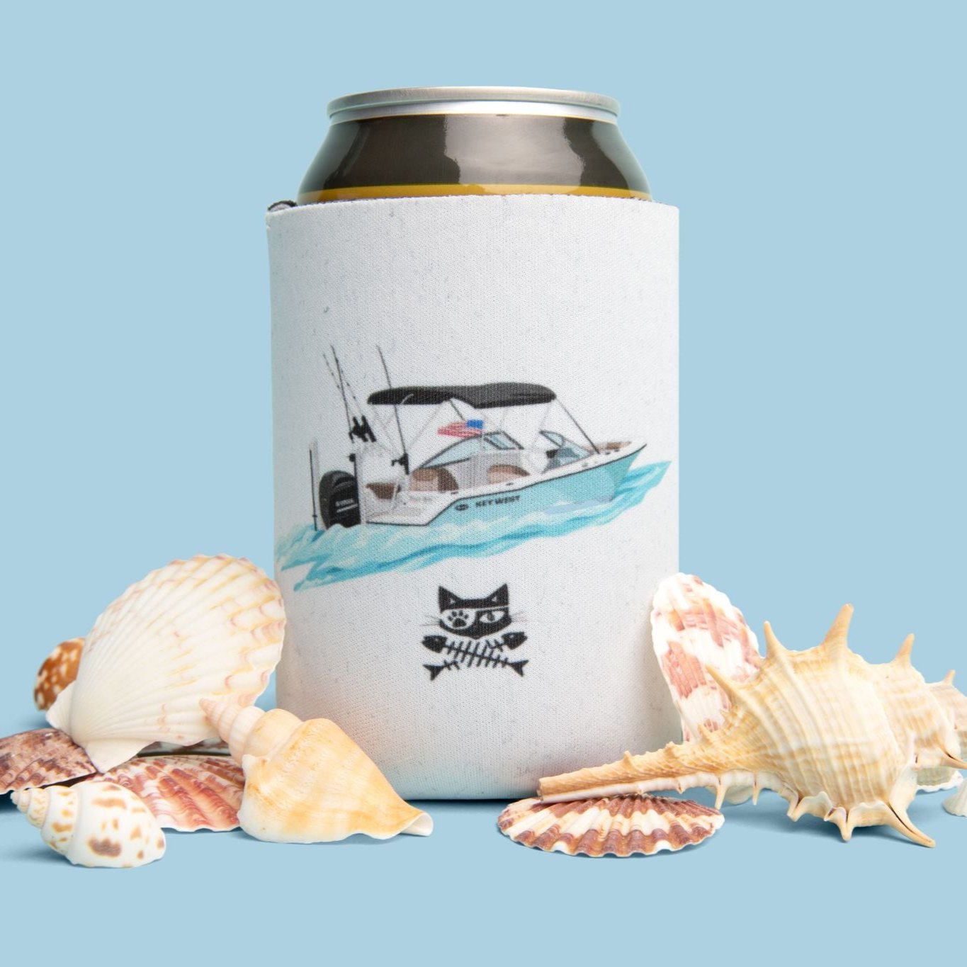 Custom Boat Koozie