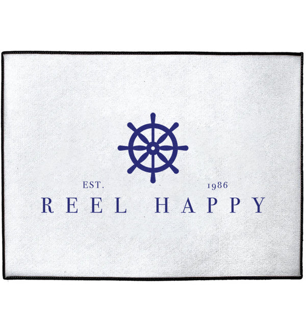 Custom Modern Ship Wheel Dock Mat