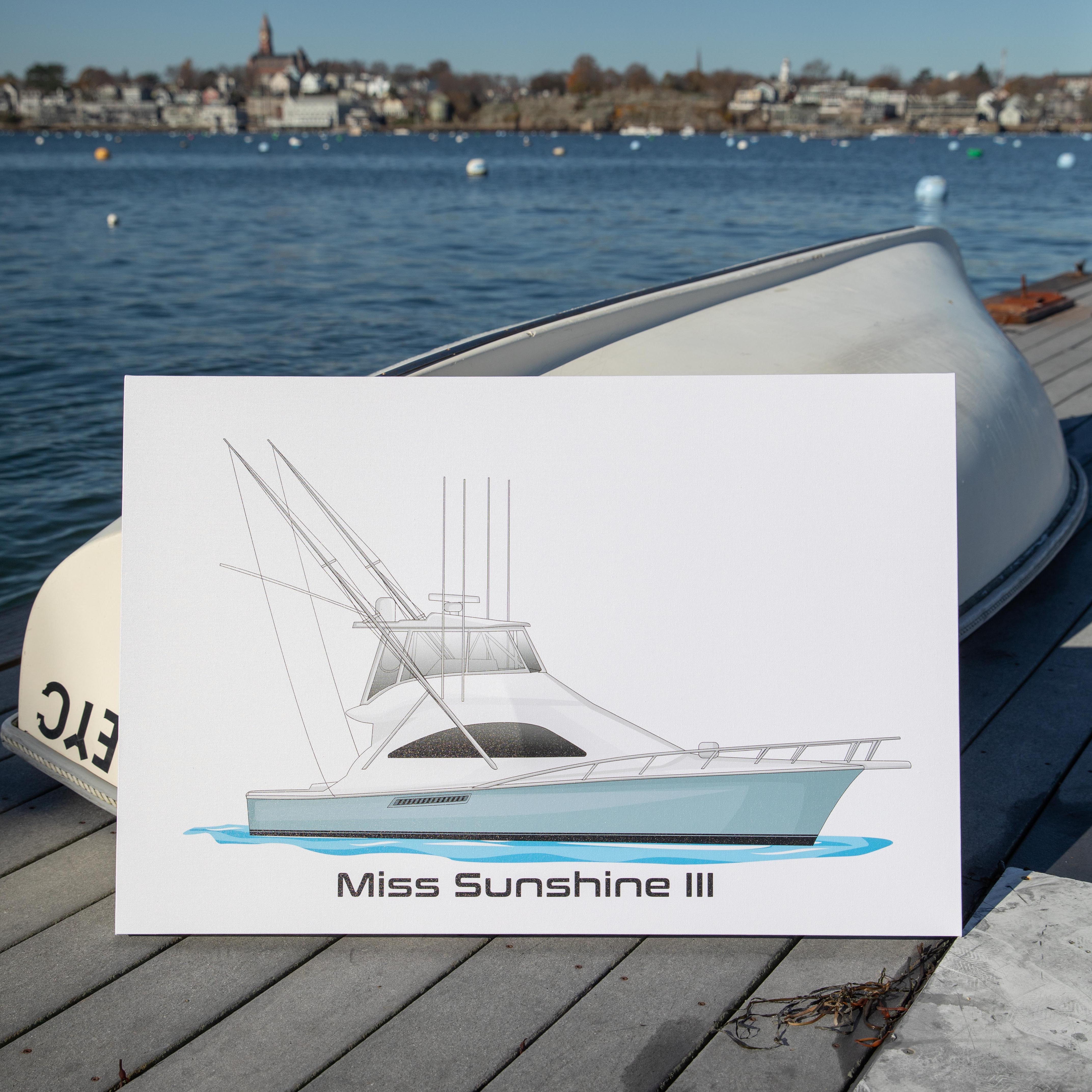 Custom Boat Print
