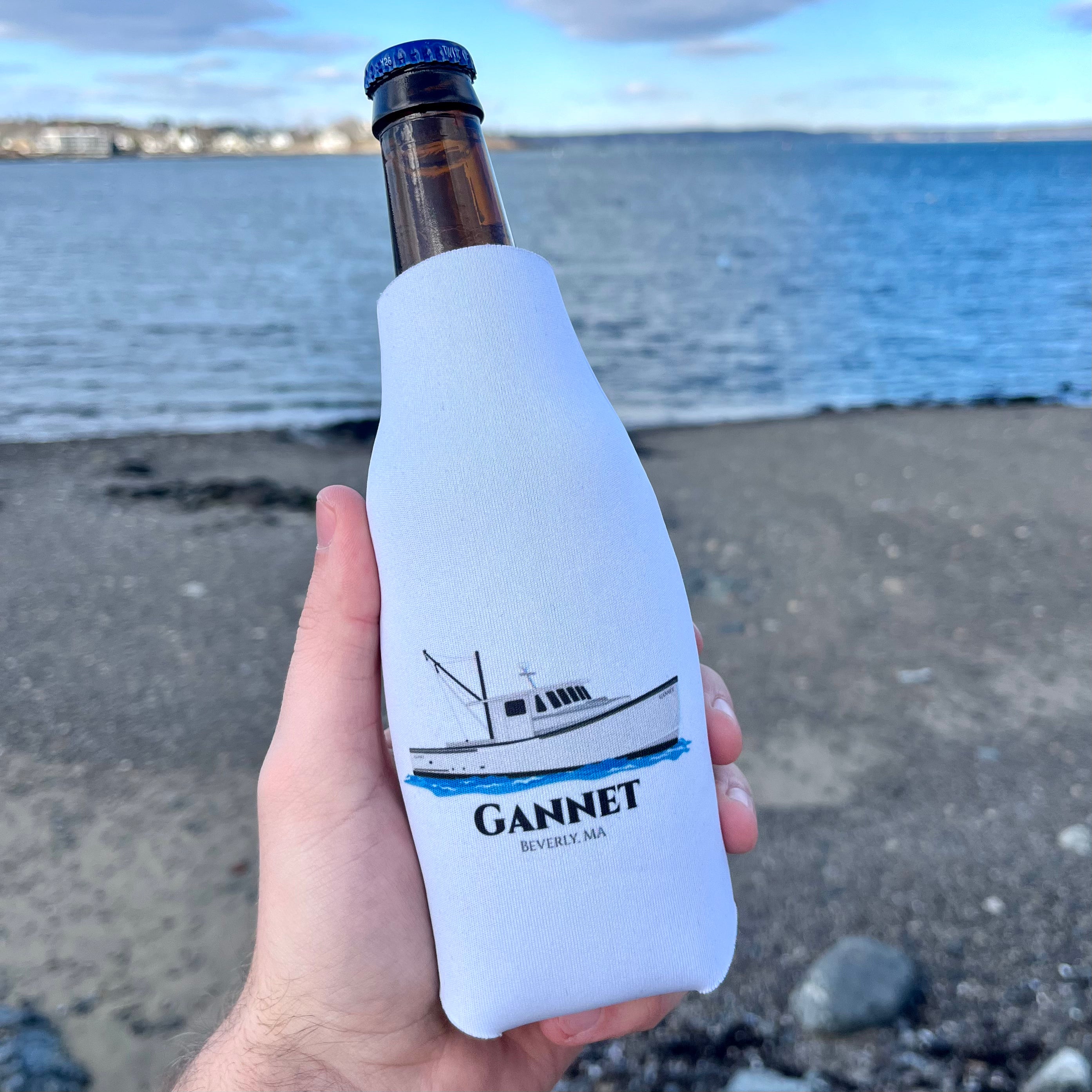 Custom Boat Bottle Koozie