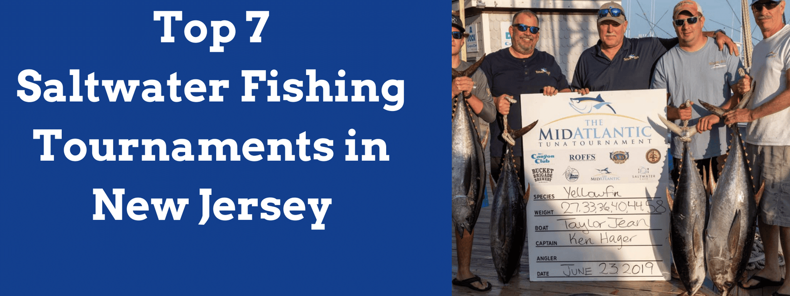 Top 7 Saltwater Fishing Tournaments in New Jersey