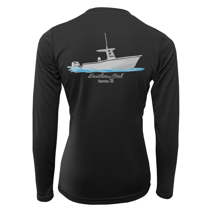 Womens Dri-Fit Custom Boat Shirts - Long Sleeve