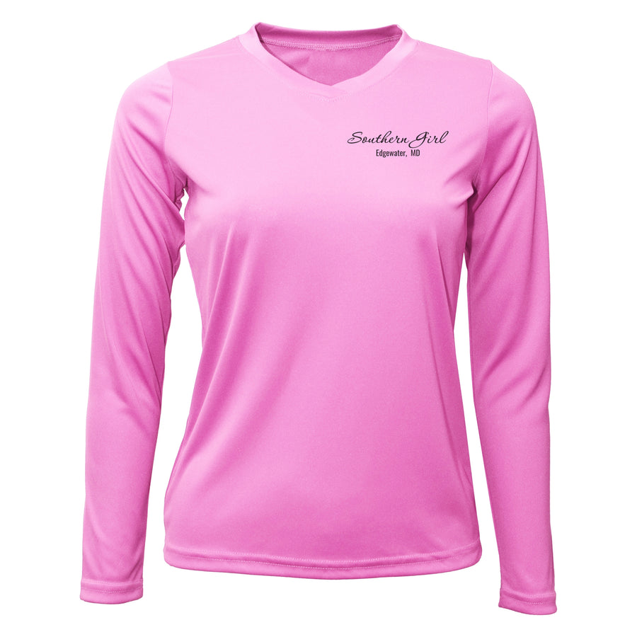 Womens Dri-Fit Custom Boat Shirts - Long Sleeve