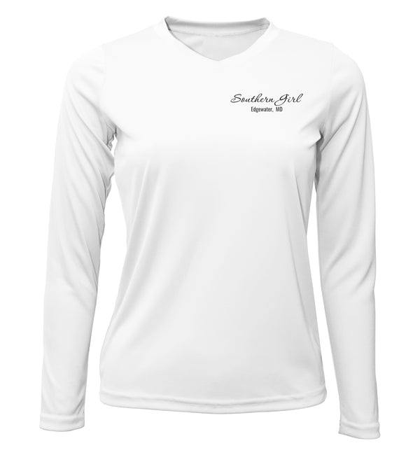 Womens Dri-Fit Custom Boat Shirts - Long Sleeve