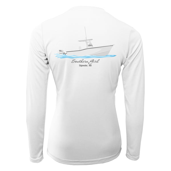 Womens Dri-Fit Custom Boat Shirts - Long Sleeve