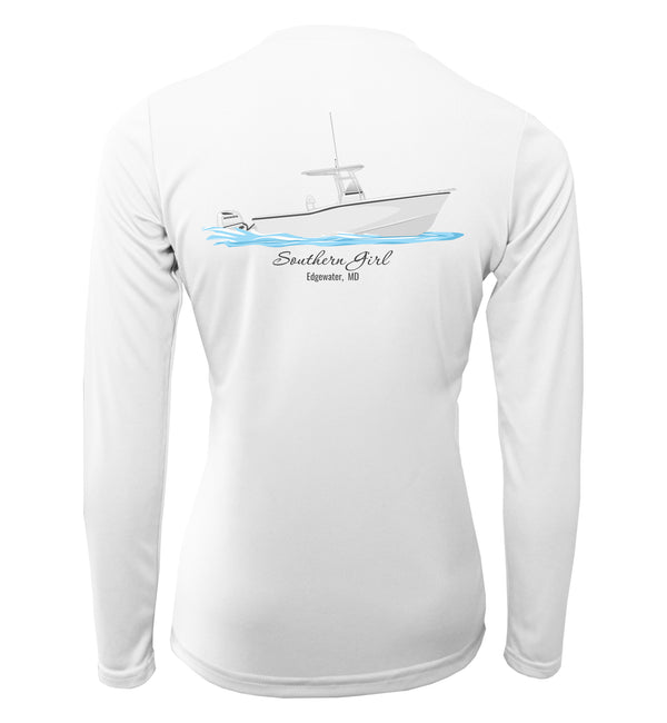 Womens Dri-Fit Custom Boat Shirts - Long Sleeve