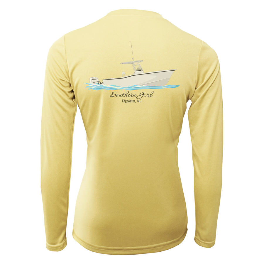 Womens Dri-Fit Custom Boat Shirts - Long Sleeve