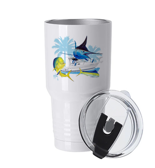 Guy Harvey Custom 30 oz XL Insulated Tumbler