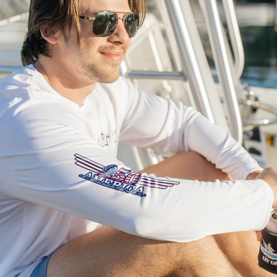 Independence 250 Dri-Fit Long Sleeve Custom Shirts