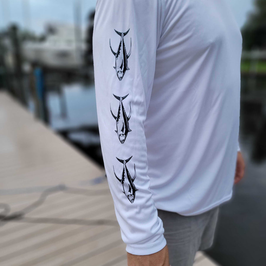 Fish-Sleeve Dri-Fit Long Sleeve Custom Shirts