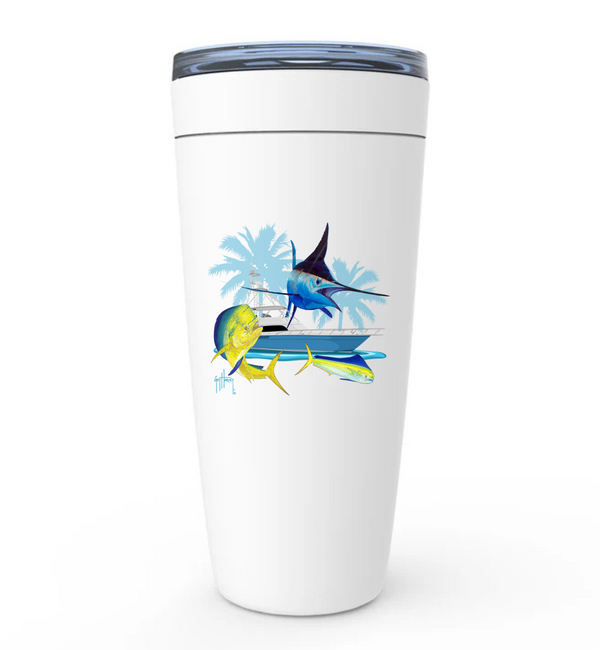 Guy Harvey Custom 20 oz. Stainless Steel Boat Tumbler