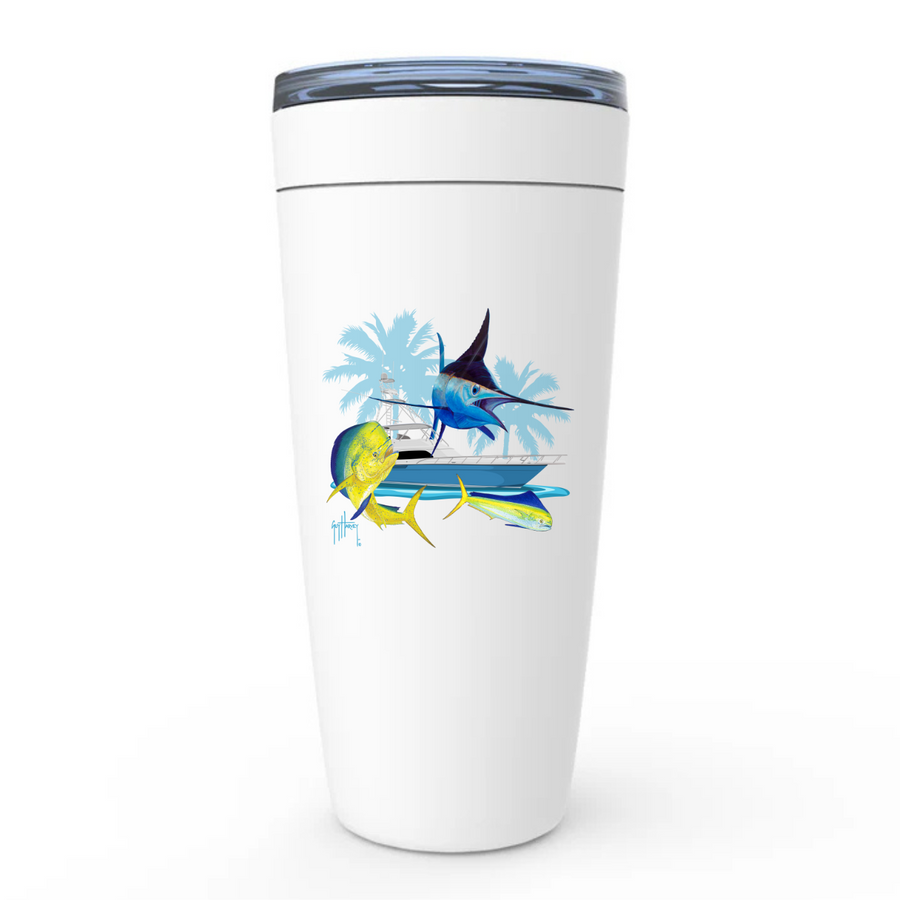 Guy Harvey Custom 20 oz. Stainless Steel Boat Tumbler