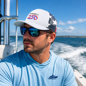 USA 250 Mesh Trucker Hat