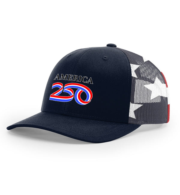 USA 250 Mesh Trucker Hat