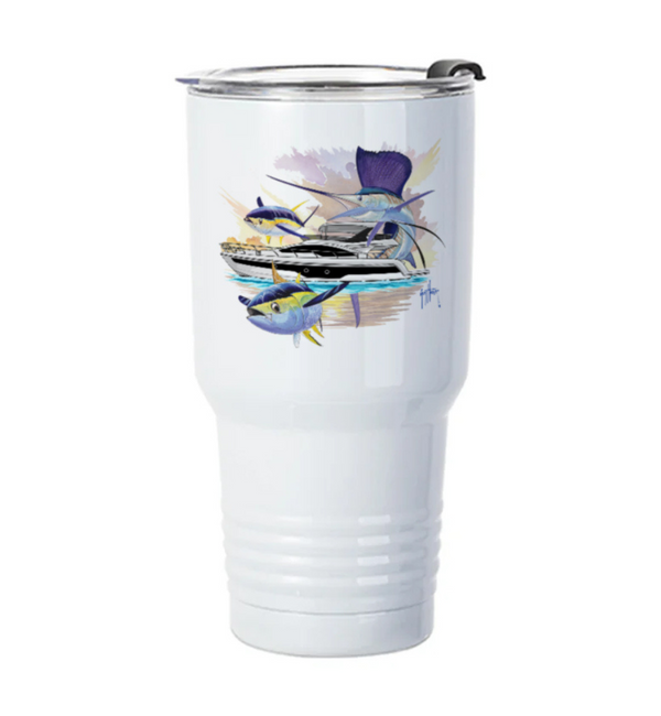 Guy Harvey Custom 30 oz XL Insulated Tumbler