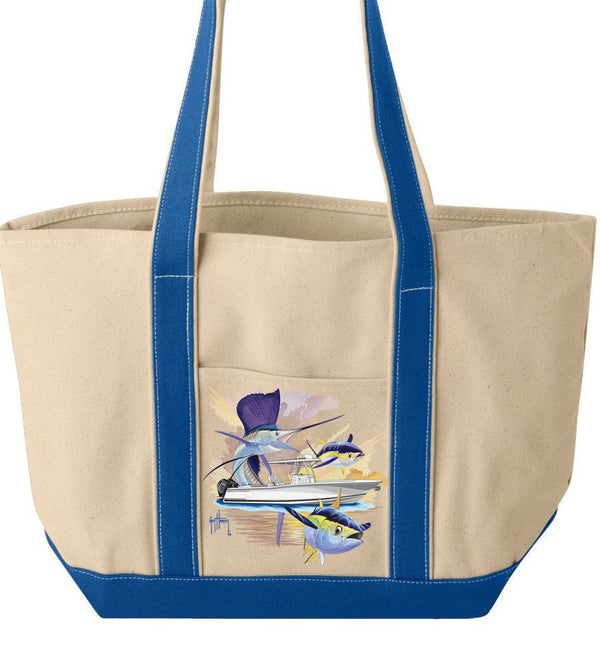 Guy Harvey Custom Boat Tote Bags