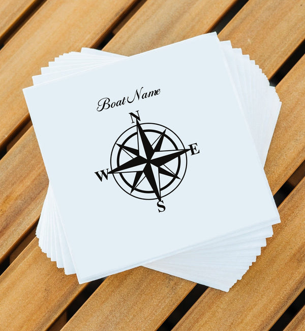 Custom Nautical Cocktail Napkins