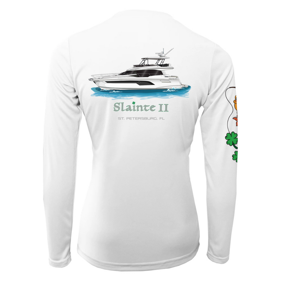 St. Patrick's Womens Dri-Fit Custom Boat Shirts - Long Sleeve