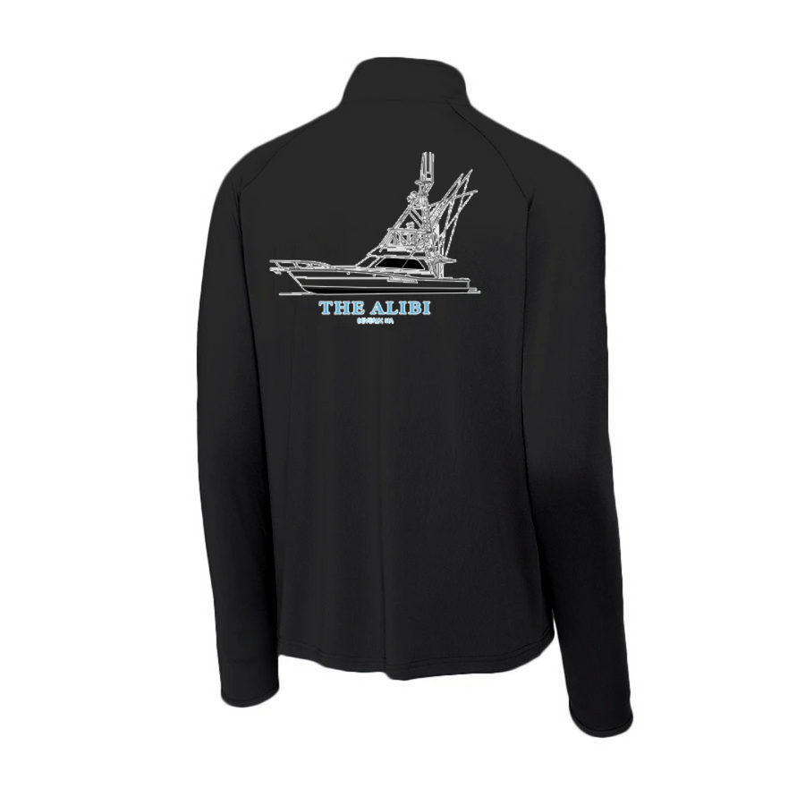 Mens Custom Quarter Zip Performance Pullover