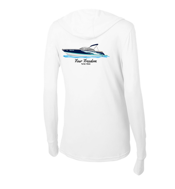 Pelagic Womens Dri-Fit Fishing Hoodie