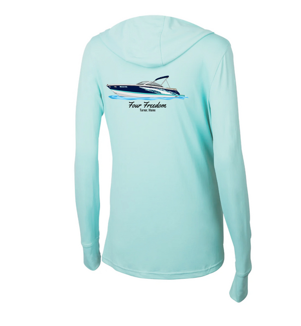 Pelagic Womens Dri-Fit Fishing Hoodie