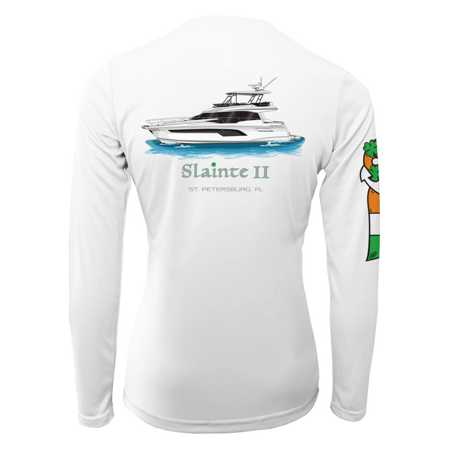 St. Patrick's Womens Dri-Fit Custom Boat Shirts - Long Sleeve