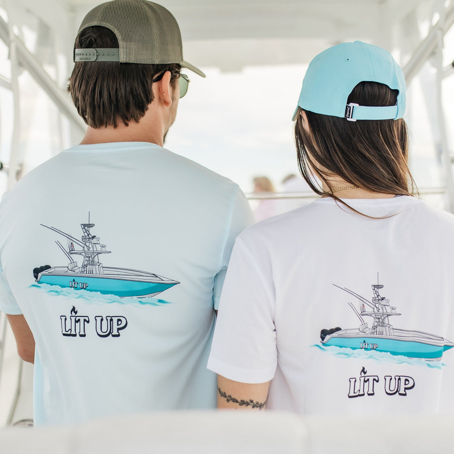 Custom Embroidered Boat Shirts UPF 40+ Polo Boat Shirts Performance Short Sleeve Fishing Shirt Boat Staff Shirts Boat Charter Shirts