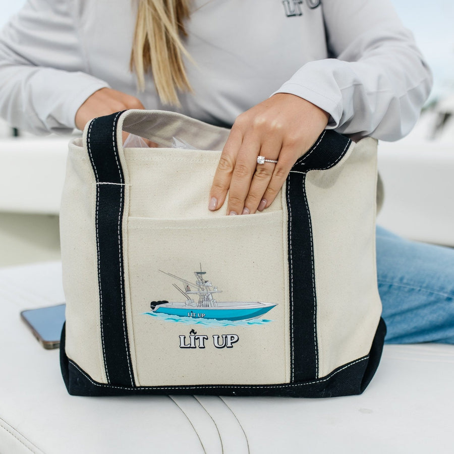 Custom boat tote bags Clearance