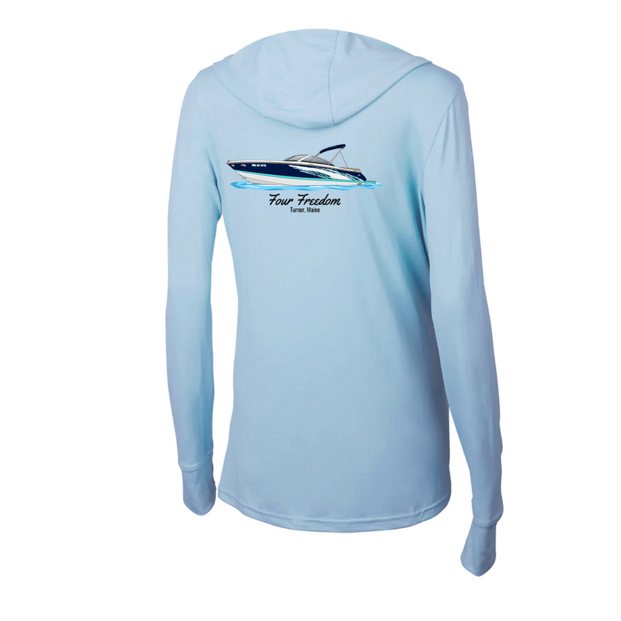 Pelagic Womens Dri-Fit Fishing Hoodie