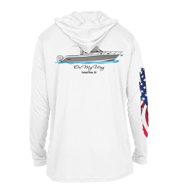 American Flag Dri-Fit Hoodie Custom Shirts