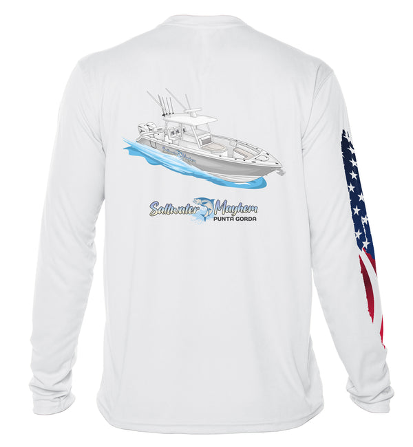 American Flag Dri-Fit Long Sleeve Custom Shirts