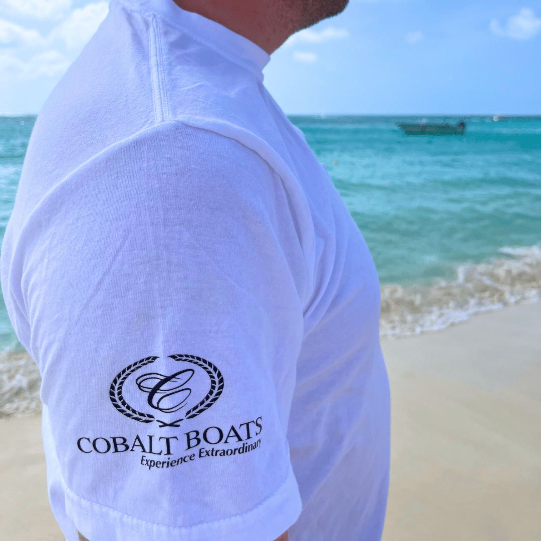 Cobalt Cotton Short Sleeve Custom Shirts
